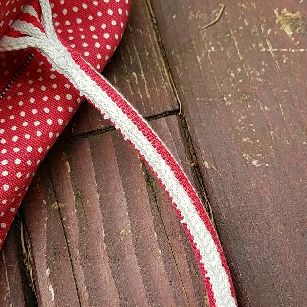 GONE American Eagle Outfitters Pink Polka Dot Tote - Picture 8 of 8